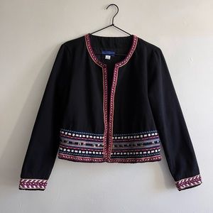 Styled by Sears Embroidered Jacket